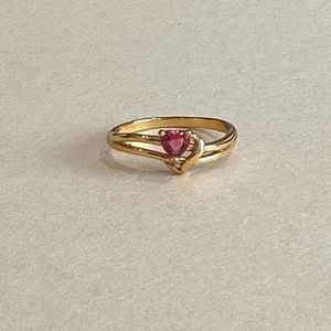 Pink Heart Ring